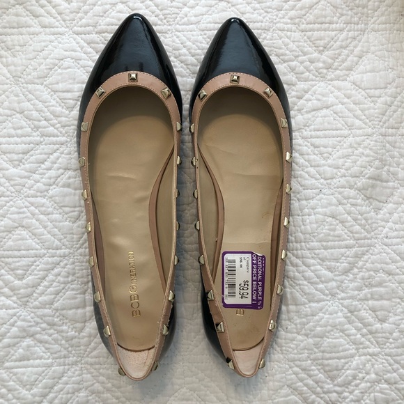 bcbg studded flats